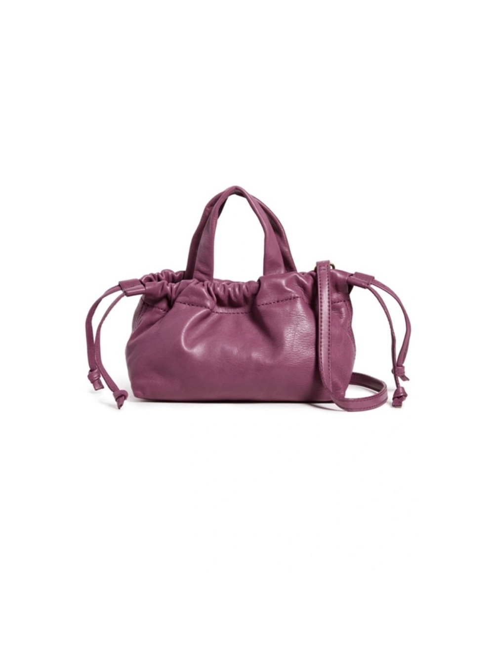 Madewell The Piazza Mini Crossbody Bag in Magenta